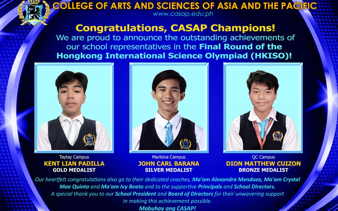 Congrats, CASAP Champions!