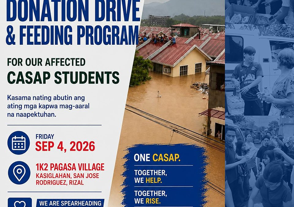 CASAP Donation Drive and Feeding Program